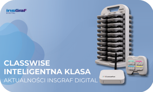Grafika na stronie głównej Classwise inteligentna klasa linkująca do kategorii z produktami Classwise