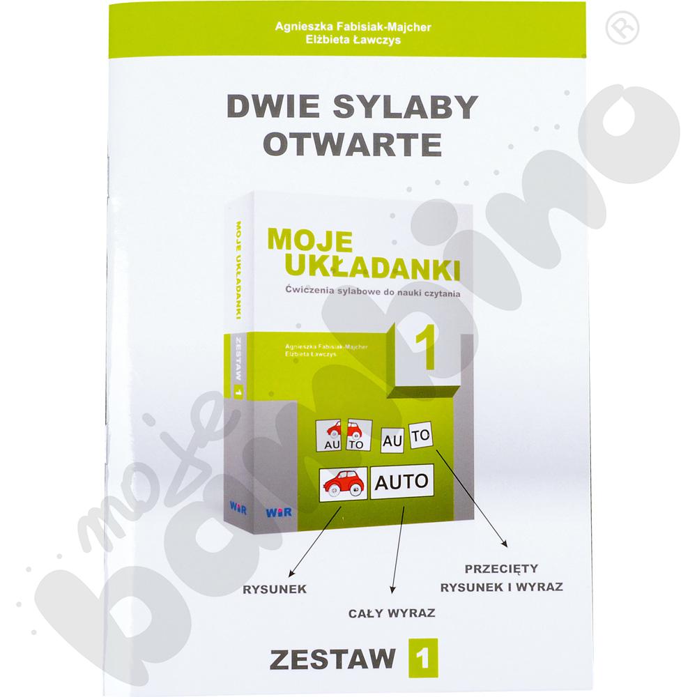 Moje układanki - Zestaw 1 (dwie sylaby otwarte)