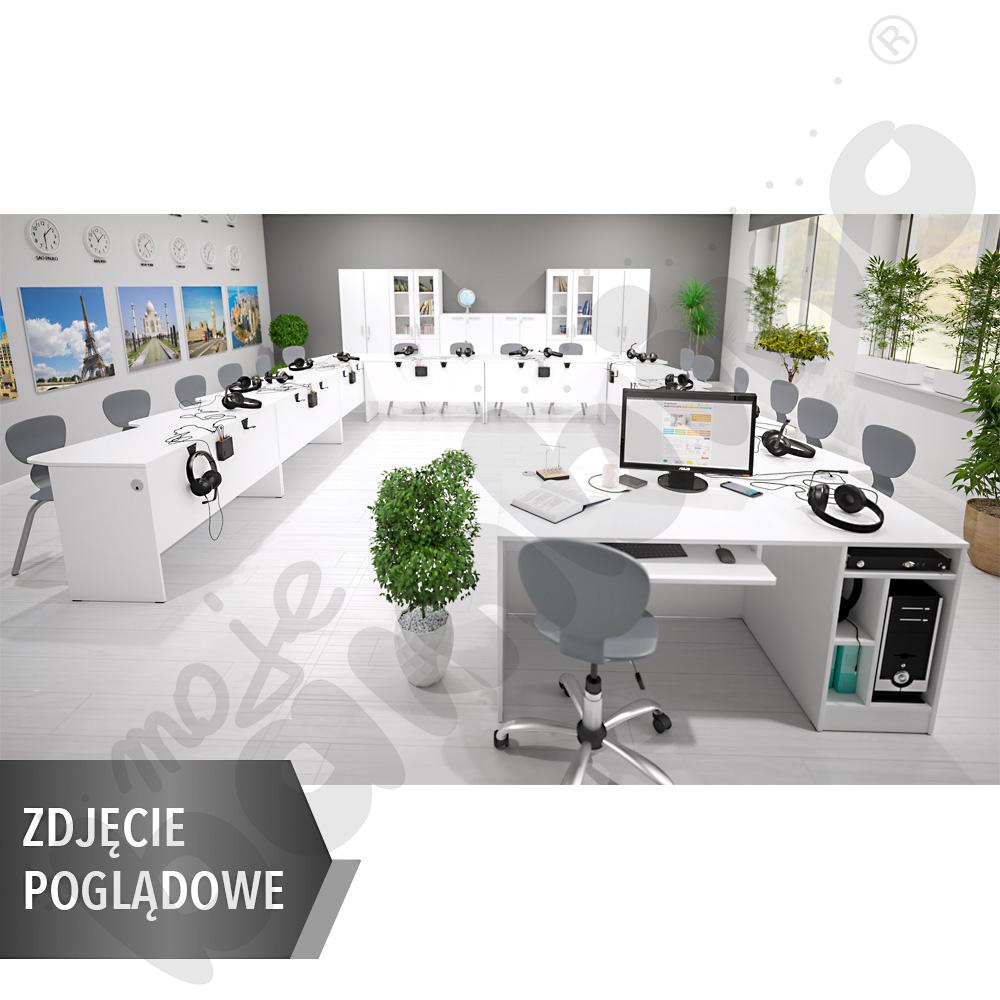 Pracownia językowa Sensolab Multiplex 24 - meble w klonie