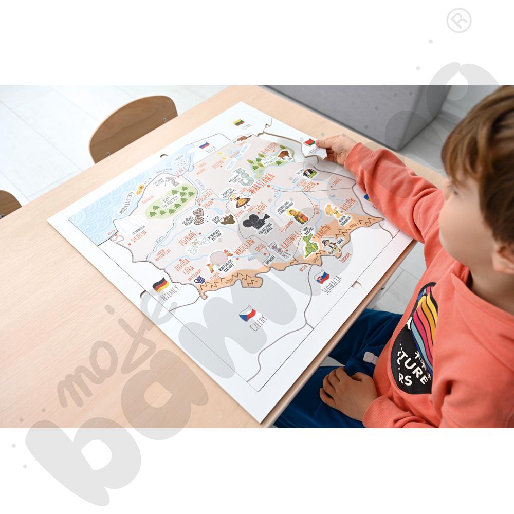 Puzzle Mapa Polski