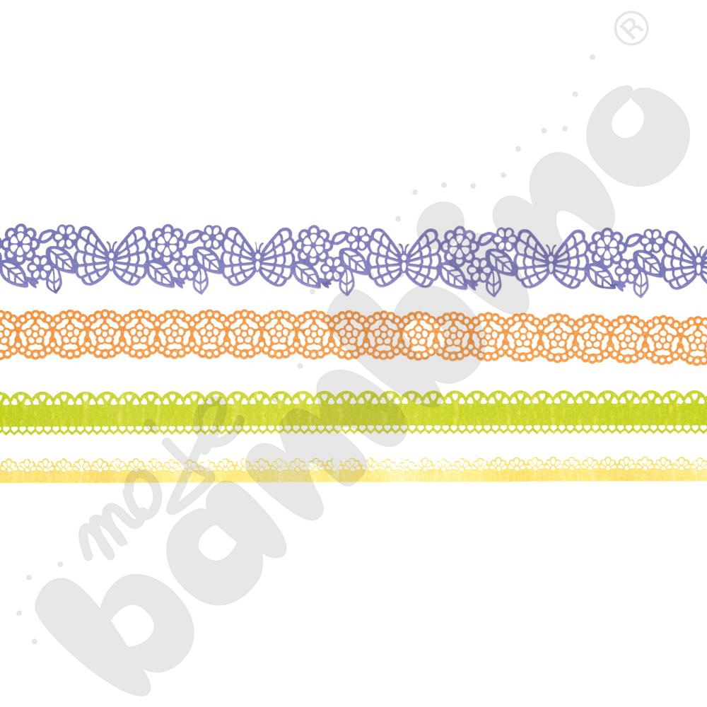 Tasiemki ażurowe, 4 szt.