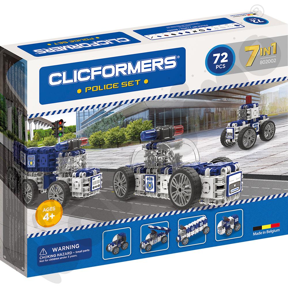 Klocki Clicformers Policja 7 w 1