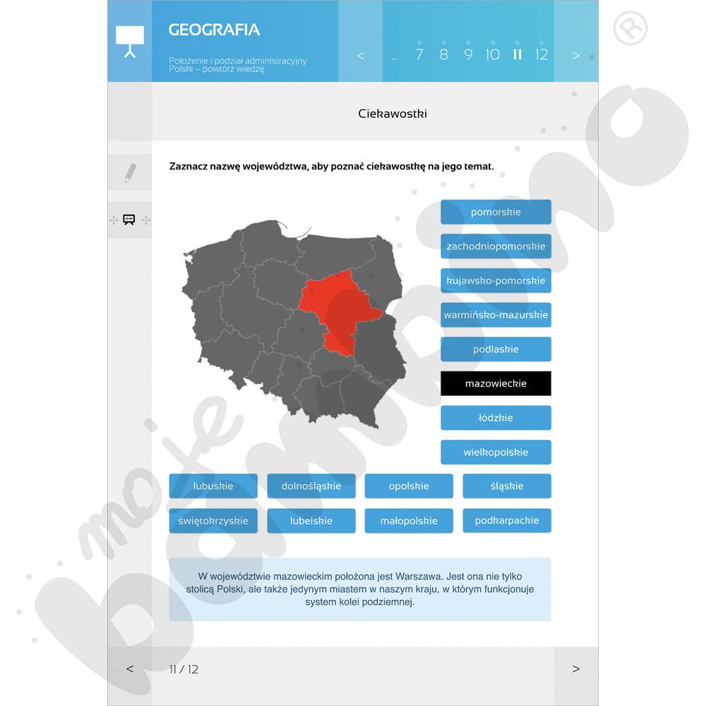 MPP Geografia, kl. 7-8 - licencja dla 3 nauczycieli