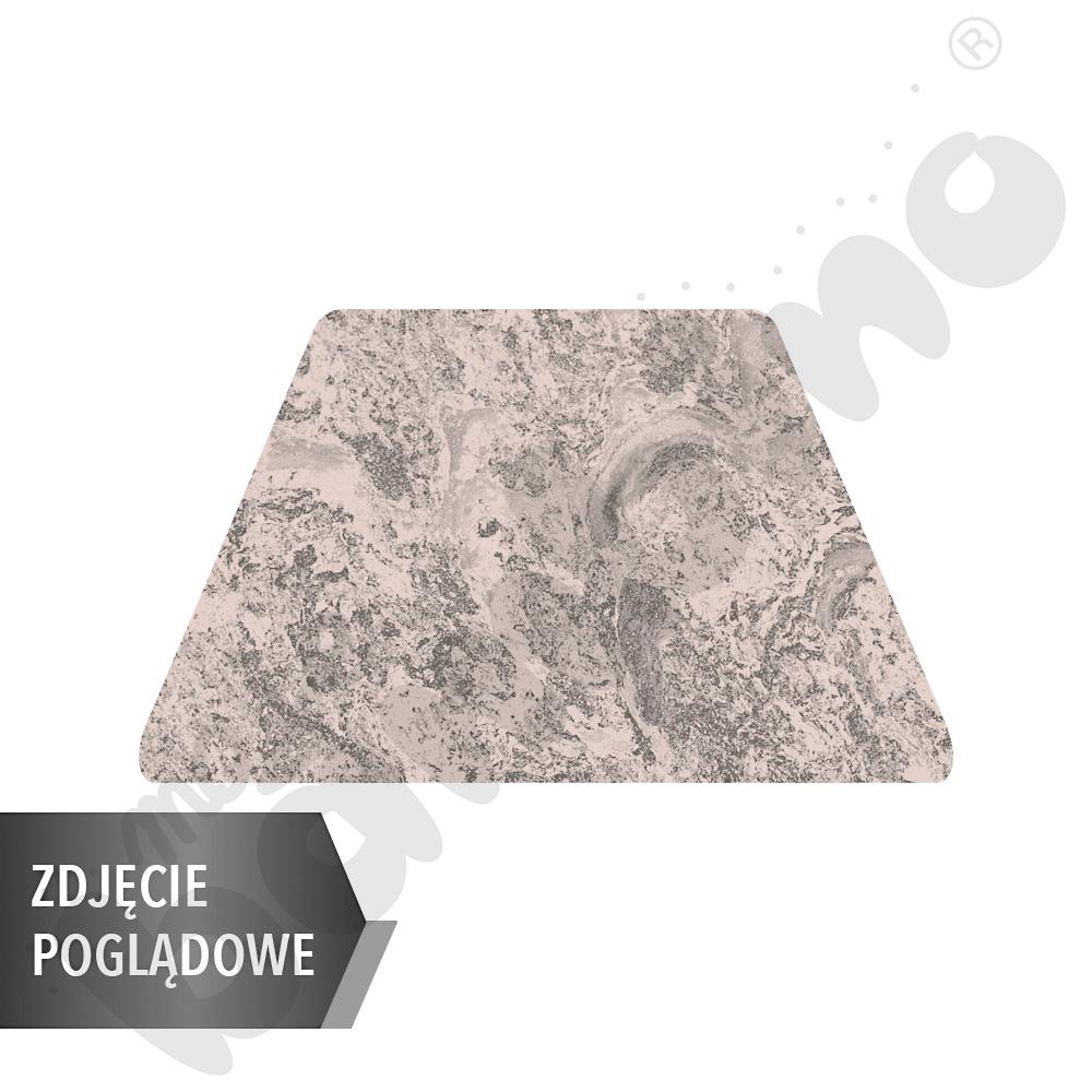 Stół cichy trapezowy 160x70x100x70, beżowy, zaokrąglony, rozm. 4