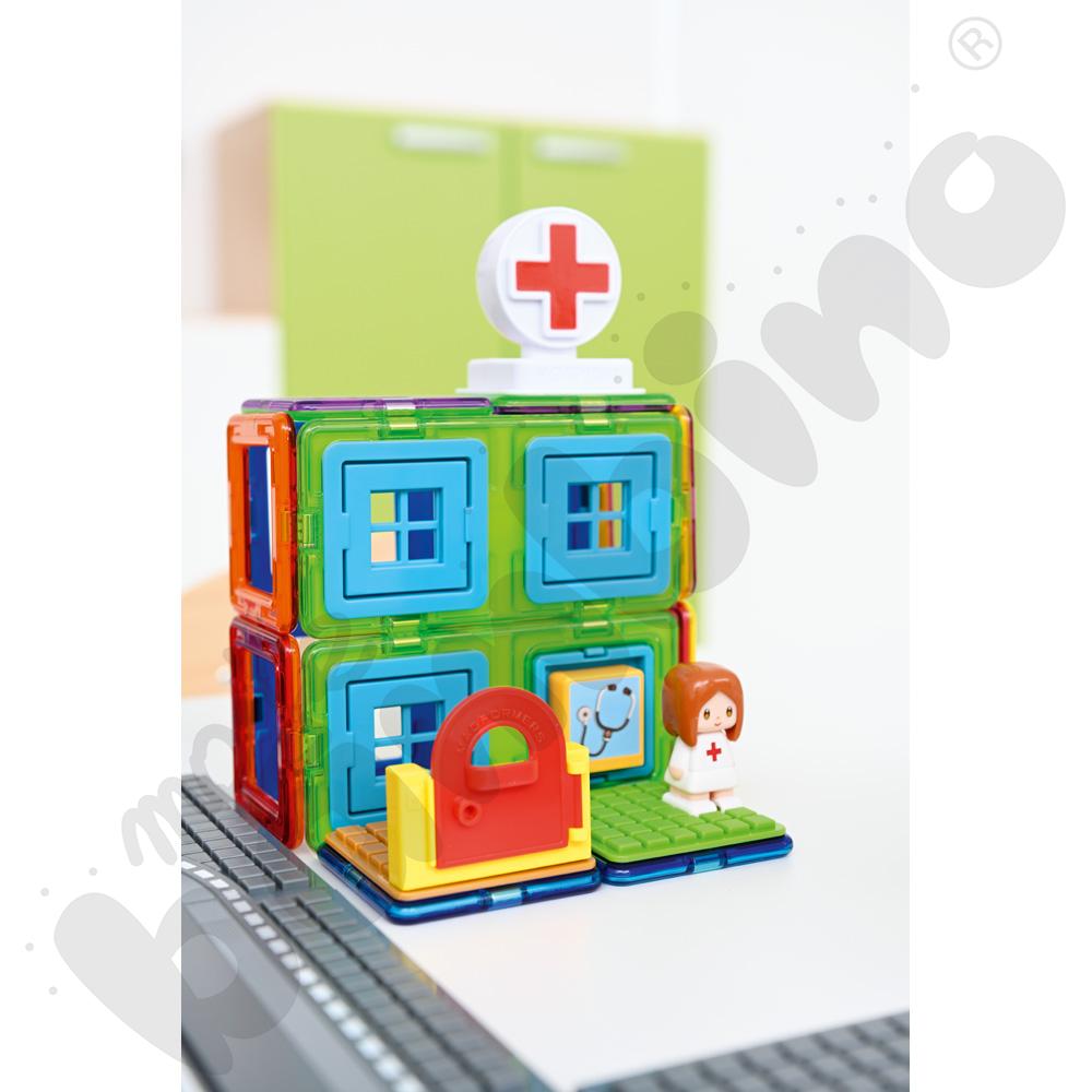 Magformers Town Set - szpital