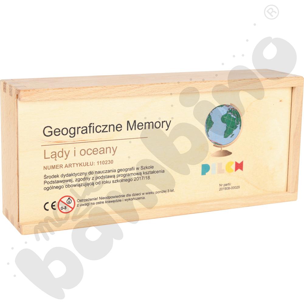 Geograficzne memory - Lądy i oceany