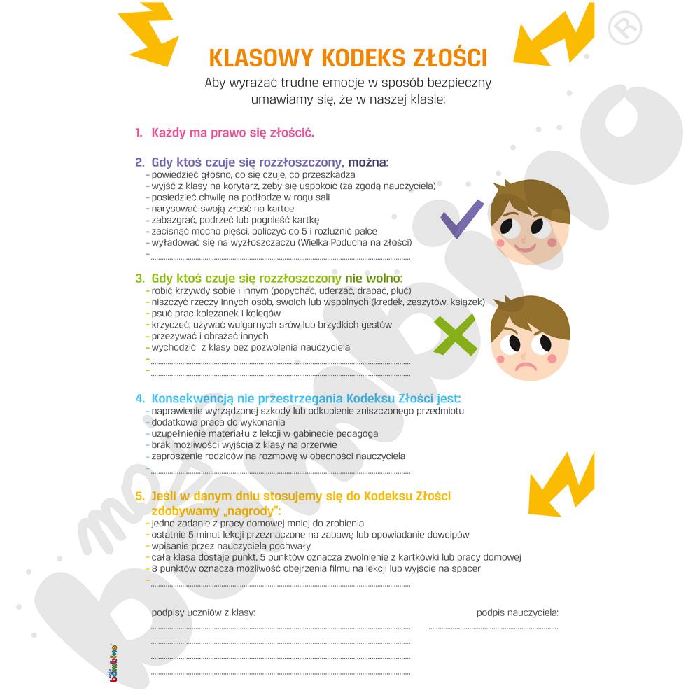 Klasowy kodeks złości - plakat