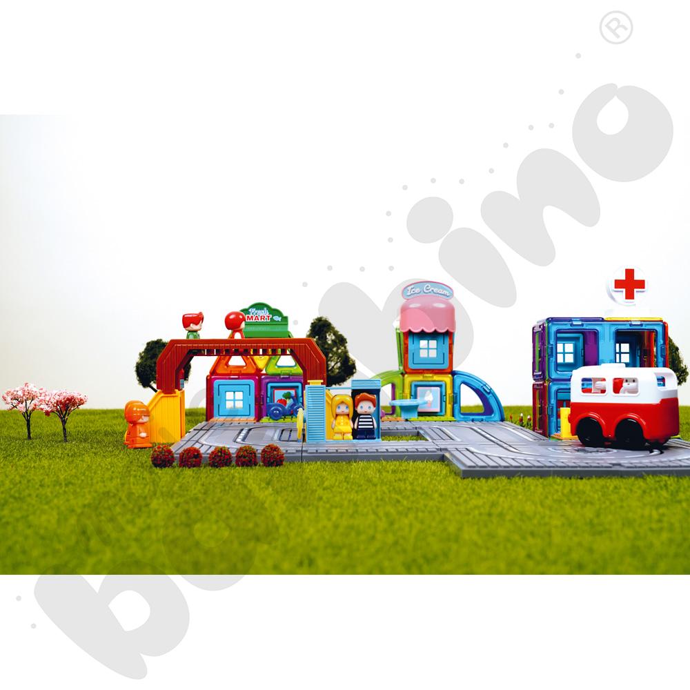 Magformers Town Set - szpital