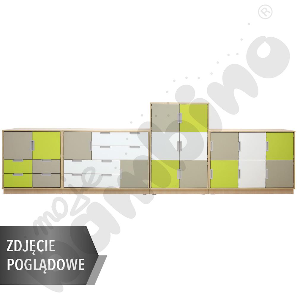 Quadro - zestaw 2, 90 st., cichy domyk, klonowa skrzynia