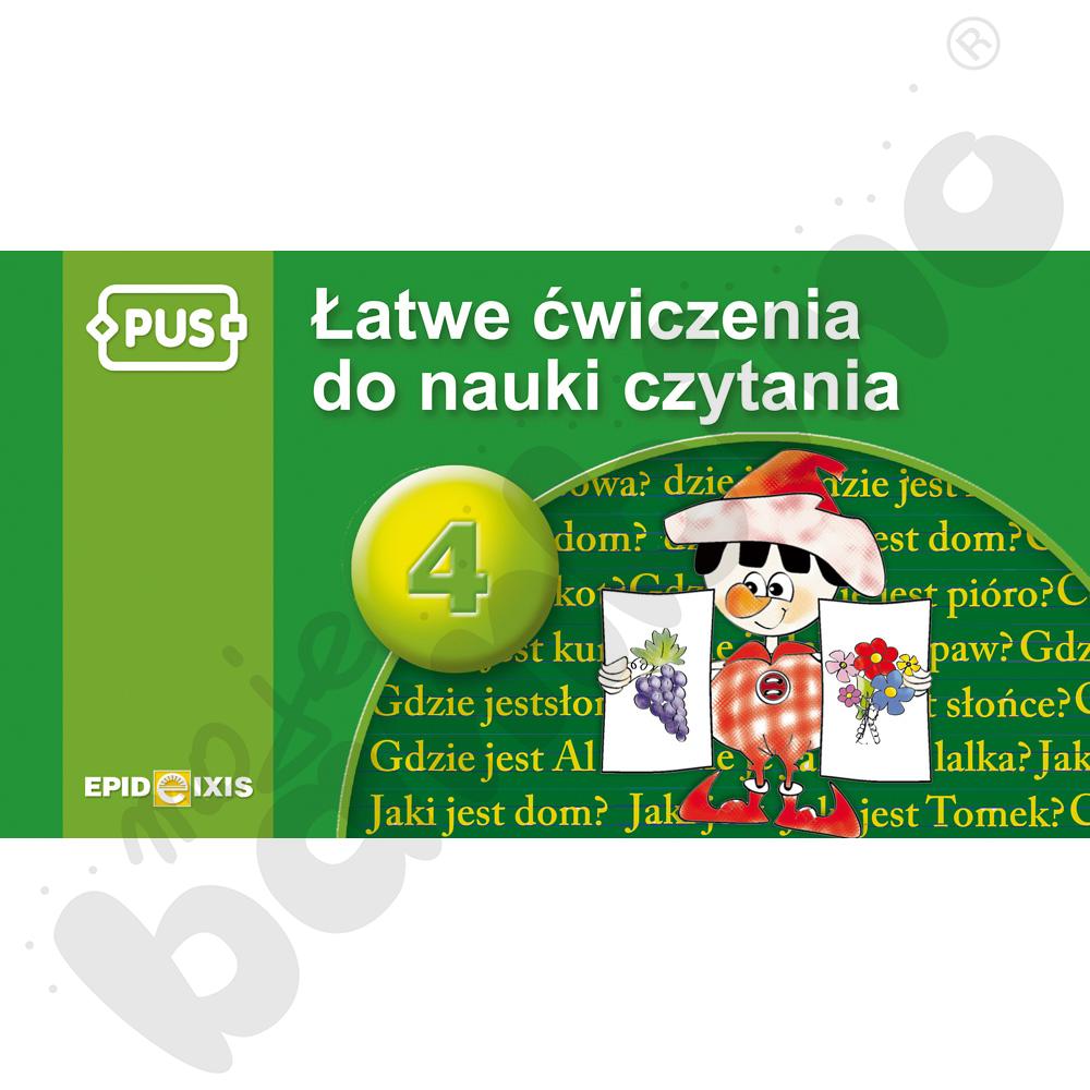 Łatwe ćwiczenia do nauki czytania cz. 4