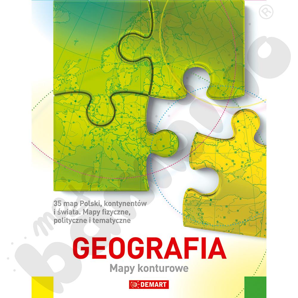 Geografia - mapy konturowe