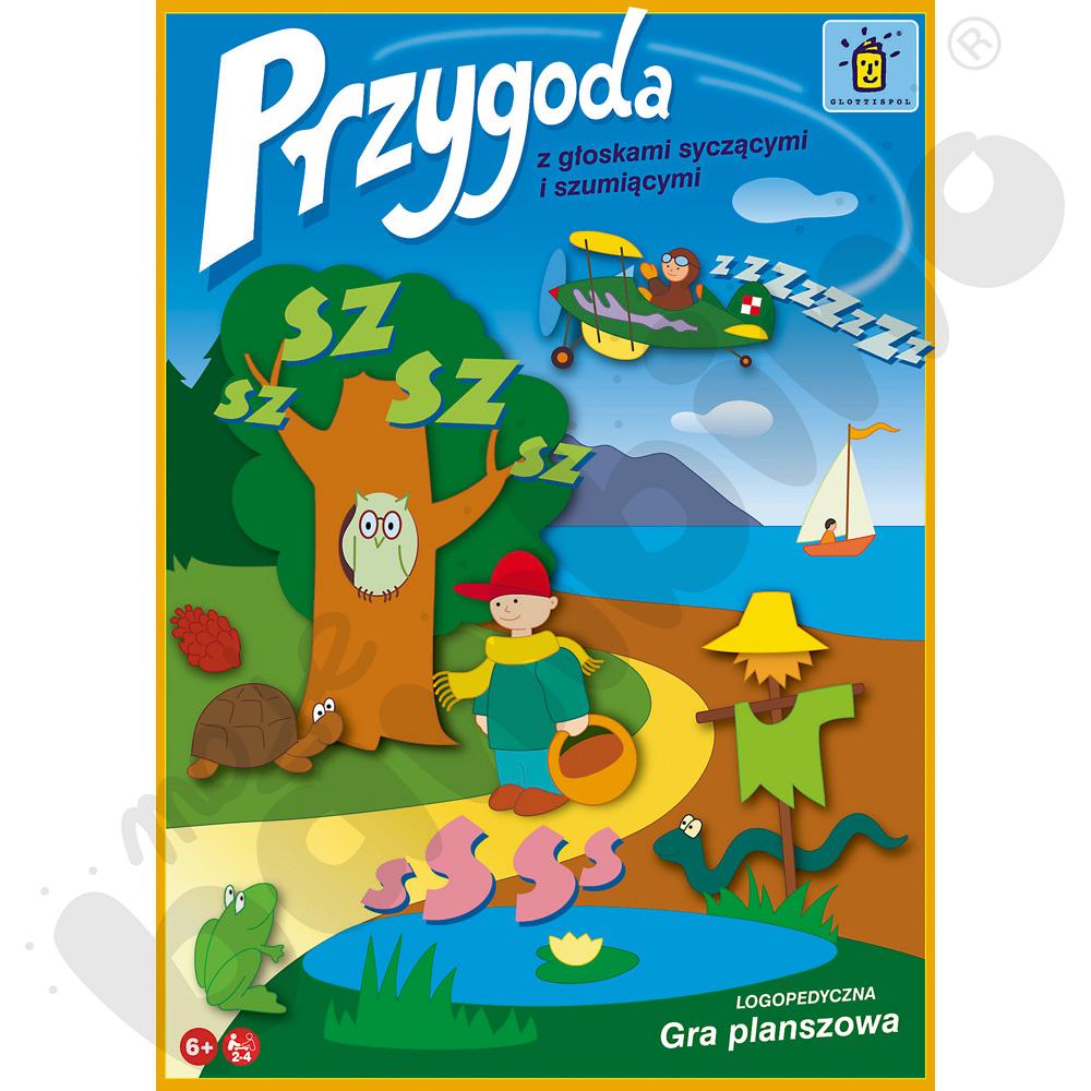 Logopedyczna gra planszowa - Przygoda z głoskami syczącymi i szumiącymi