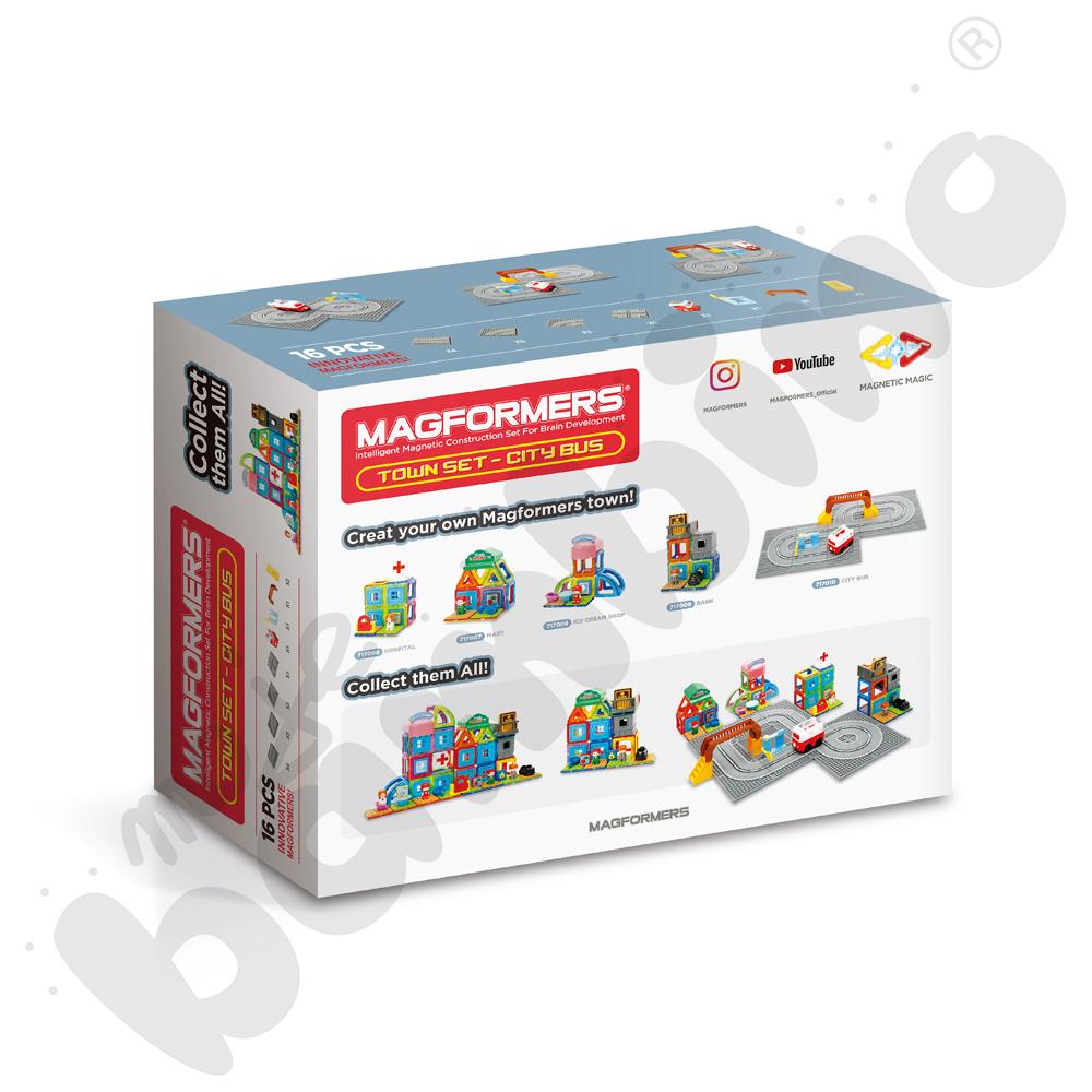 Magformers Town Set - autobus miejski