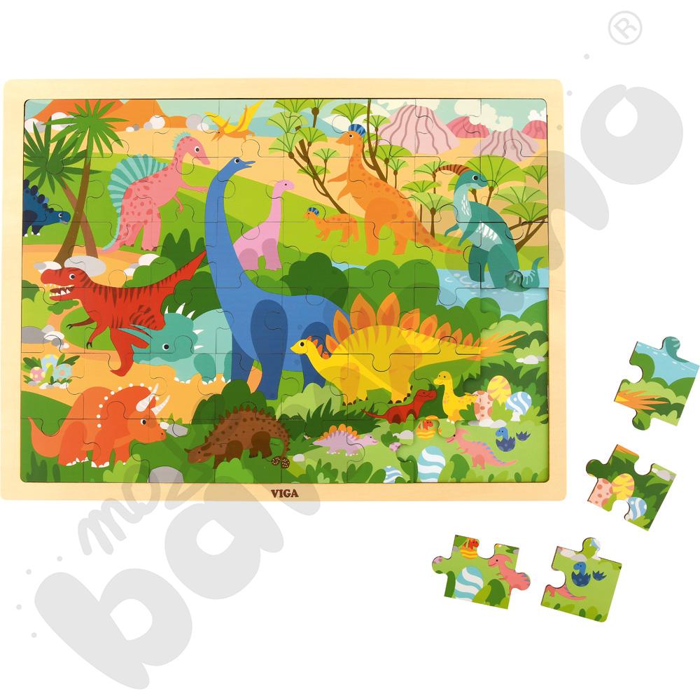 Puzzle Dinozaury, 48 elem.