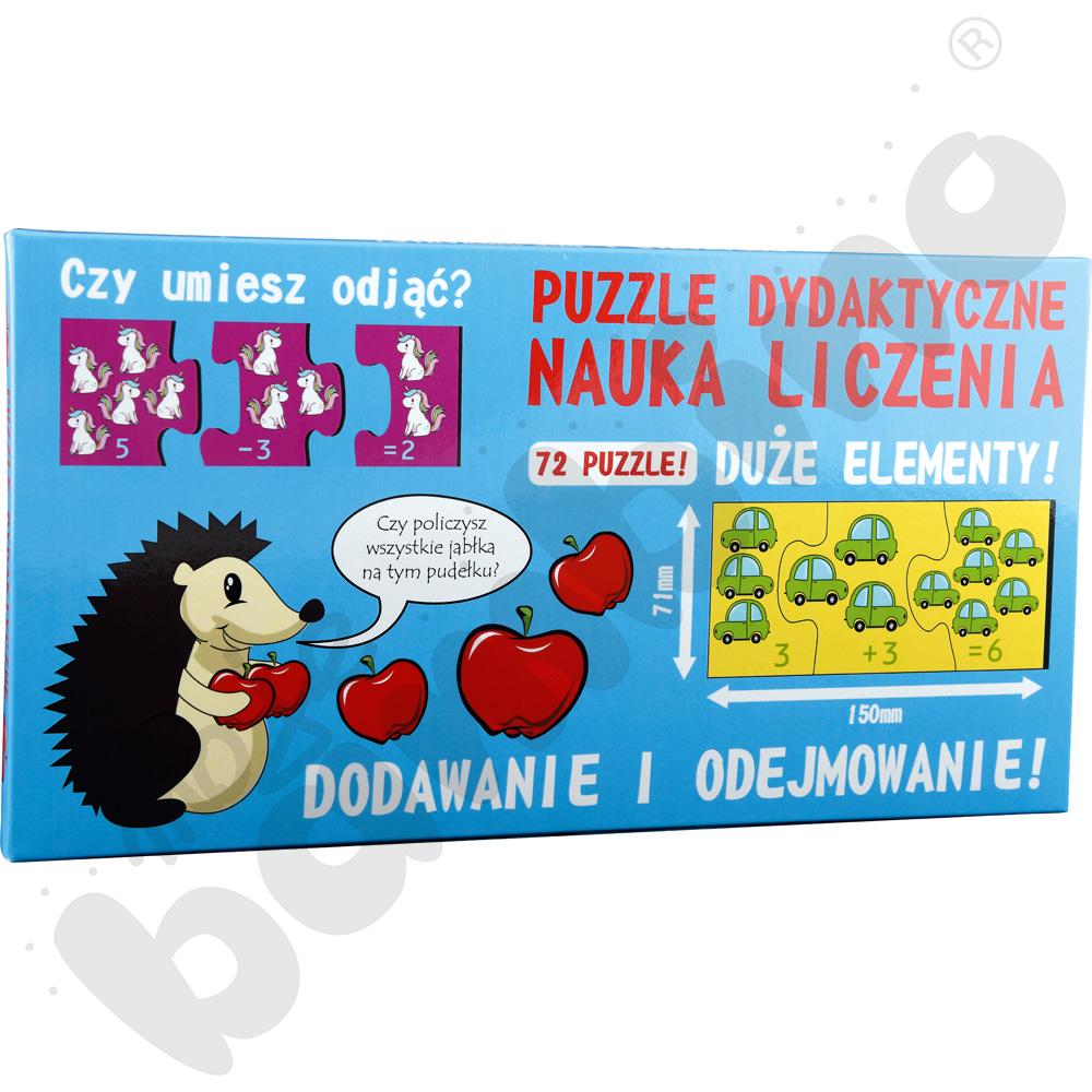 Dodawanie i odejmowanie - puzzle dydaktyczne