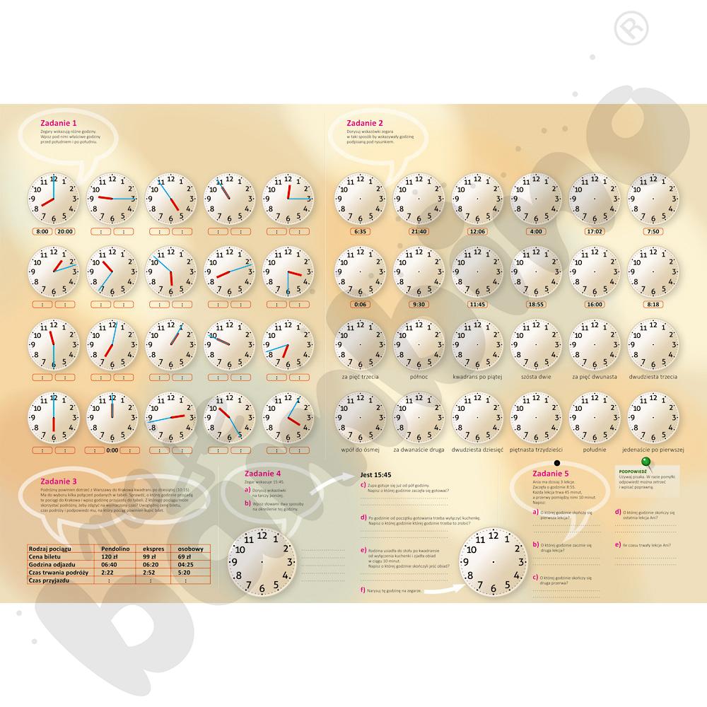 Zegar edukacyjny - plansza edukacyjna