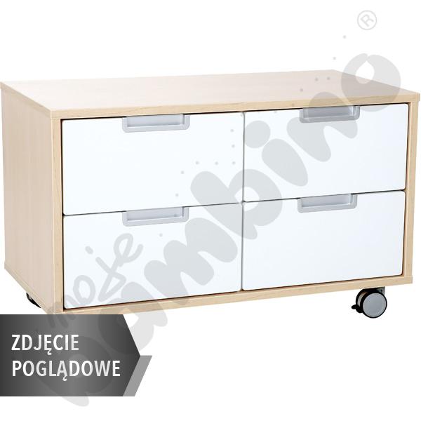 Quadro - zestaw 28, biała skrzynia