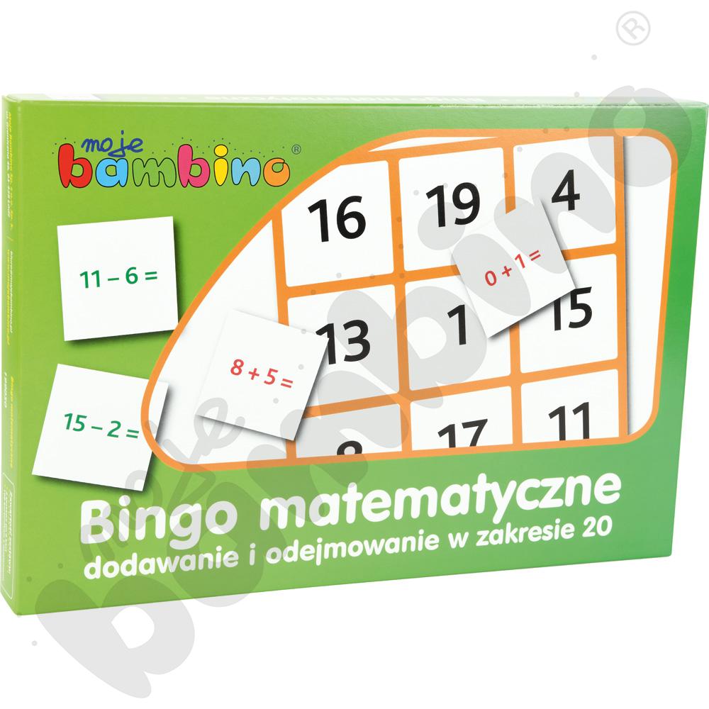 Bingo dodawanie i odejmowanie w zakresie 20