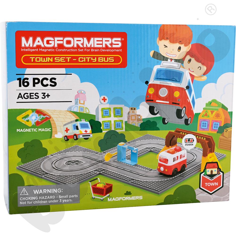 Magformers Town Set - autobus miejski