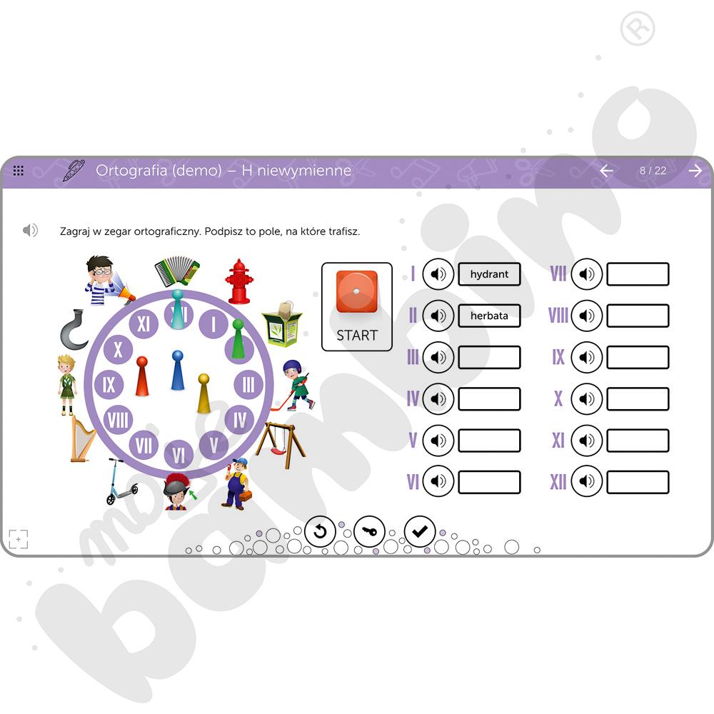 Program multimedialny Ortografia mTalent