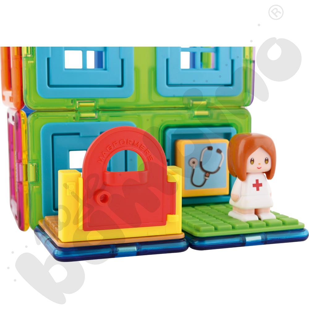 Magformers Town Set - szpital