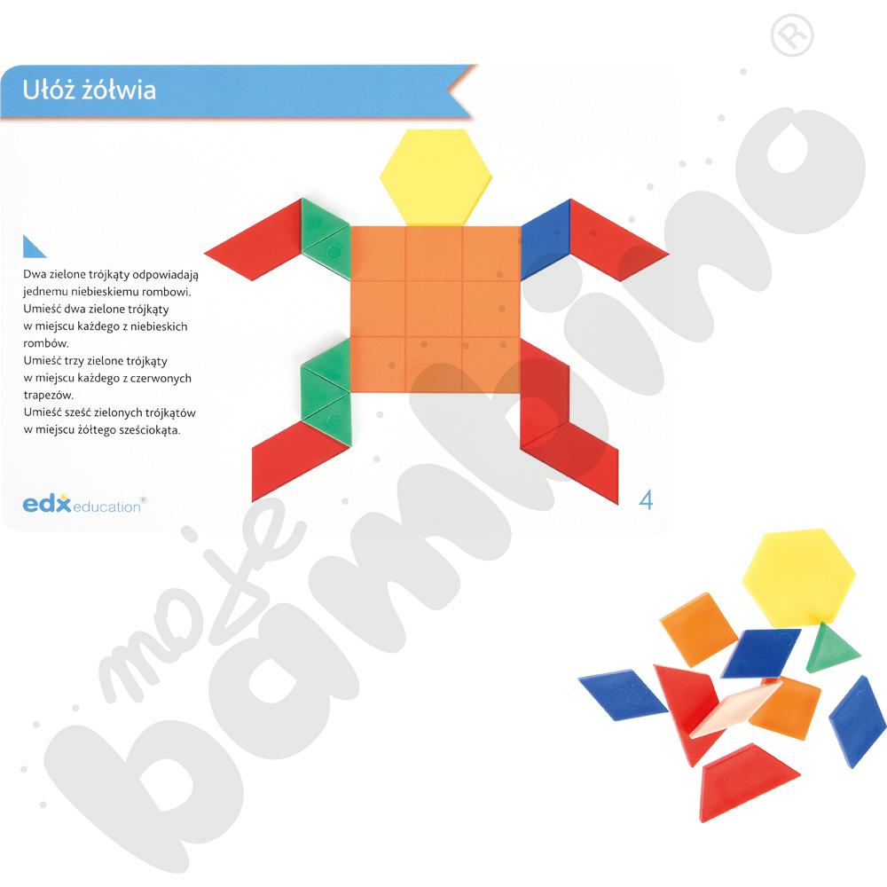 Geometryczne kształty z tworzywa