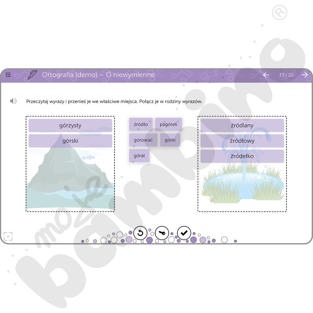 Program multimedialny Ortografia mTalent