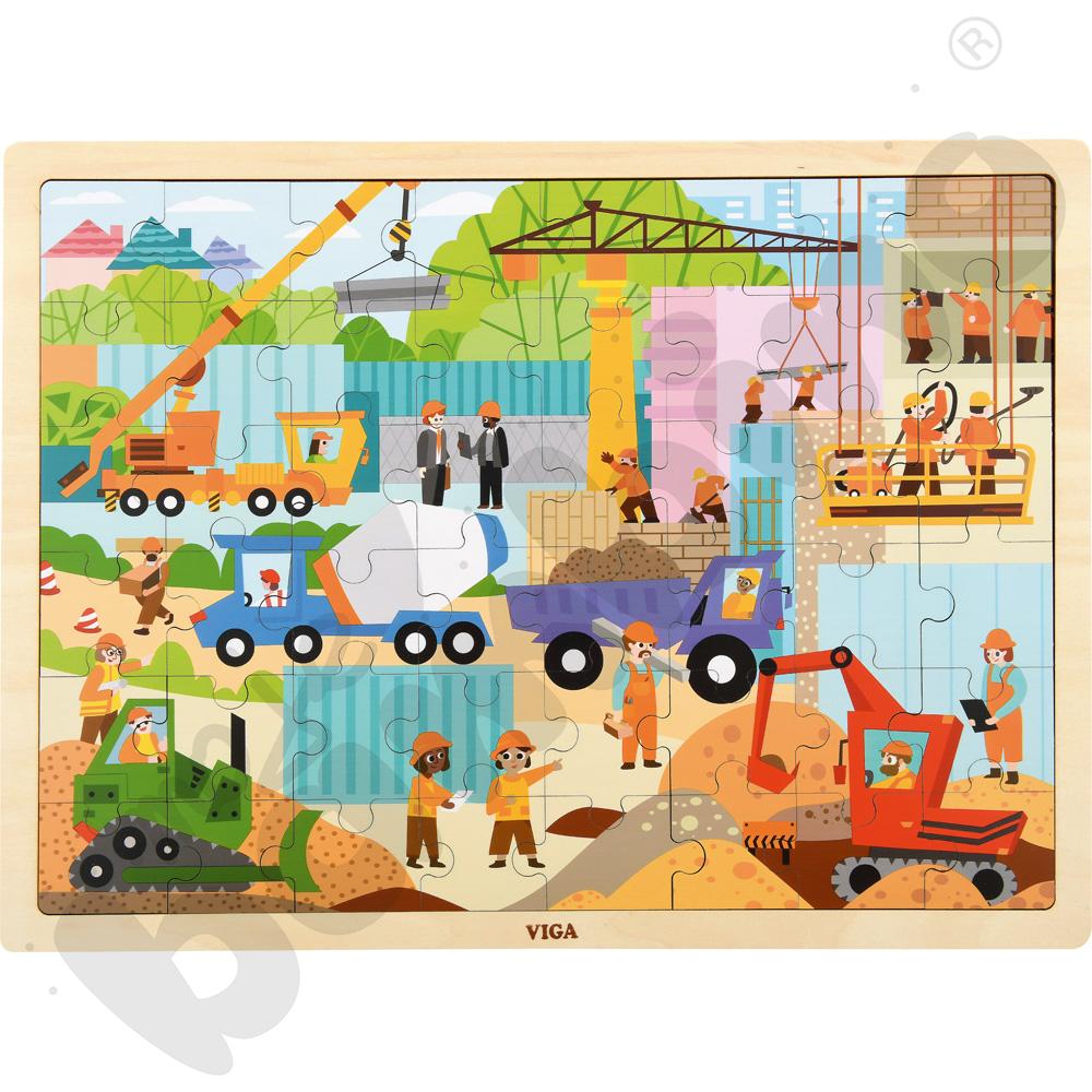 Puzzle Plac budowy, 48 elem.