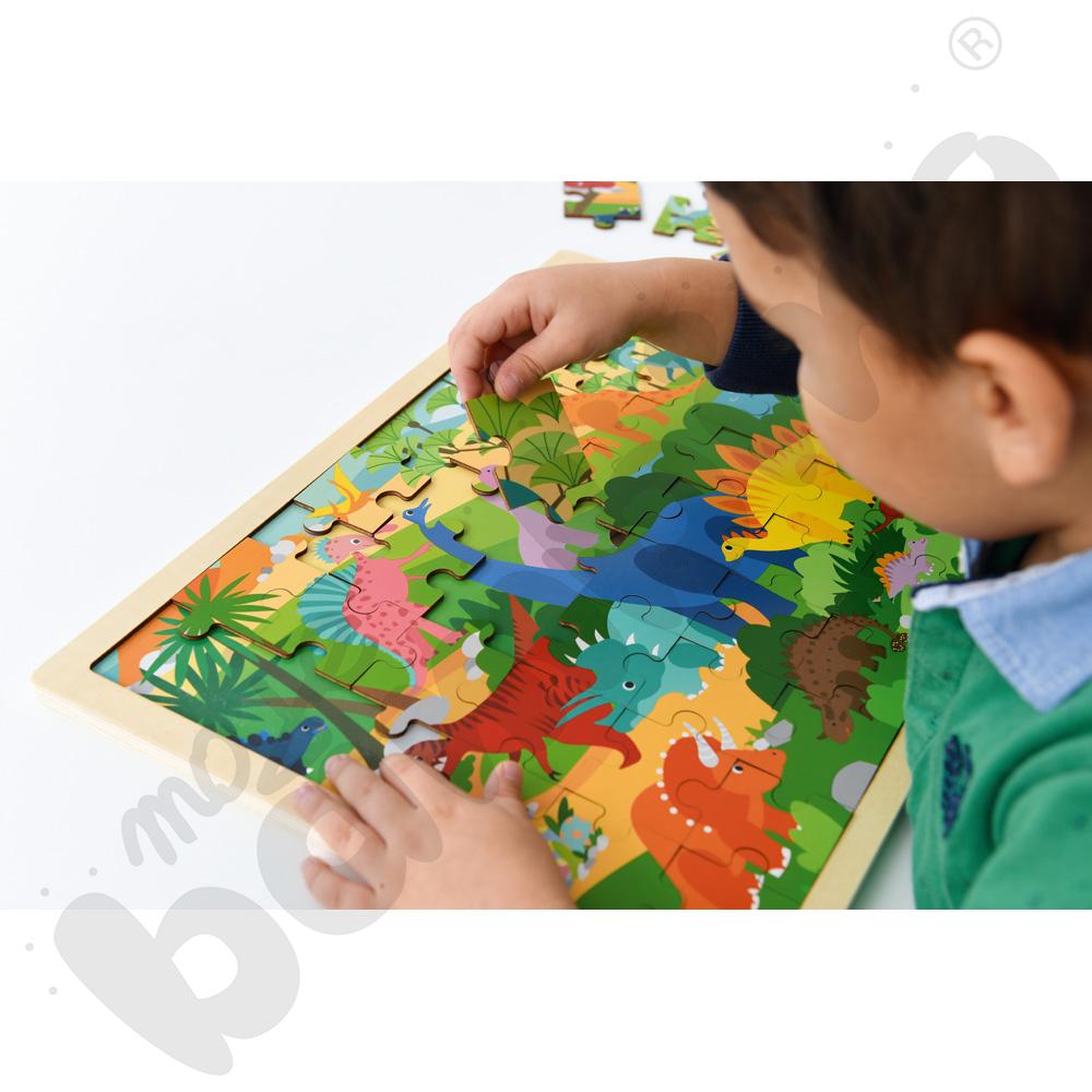 Puzzle Dinozaury, 48 elem.