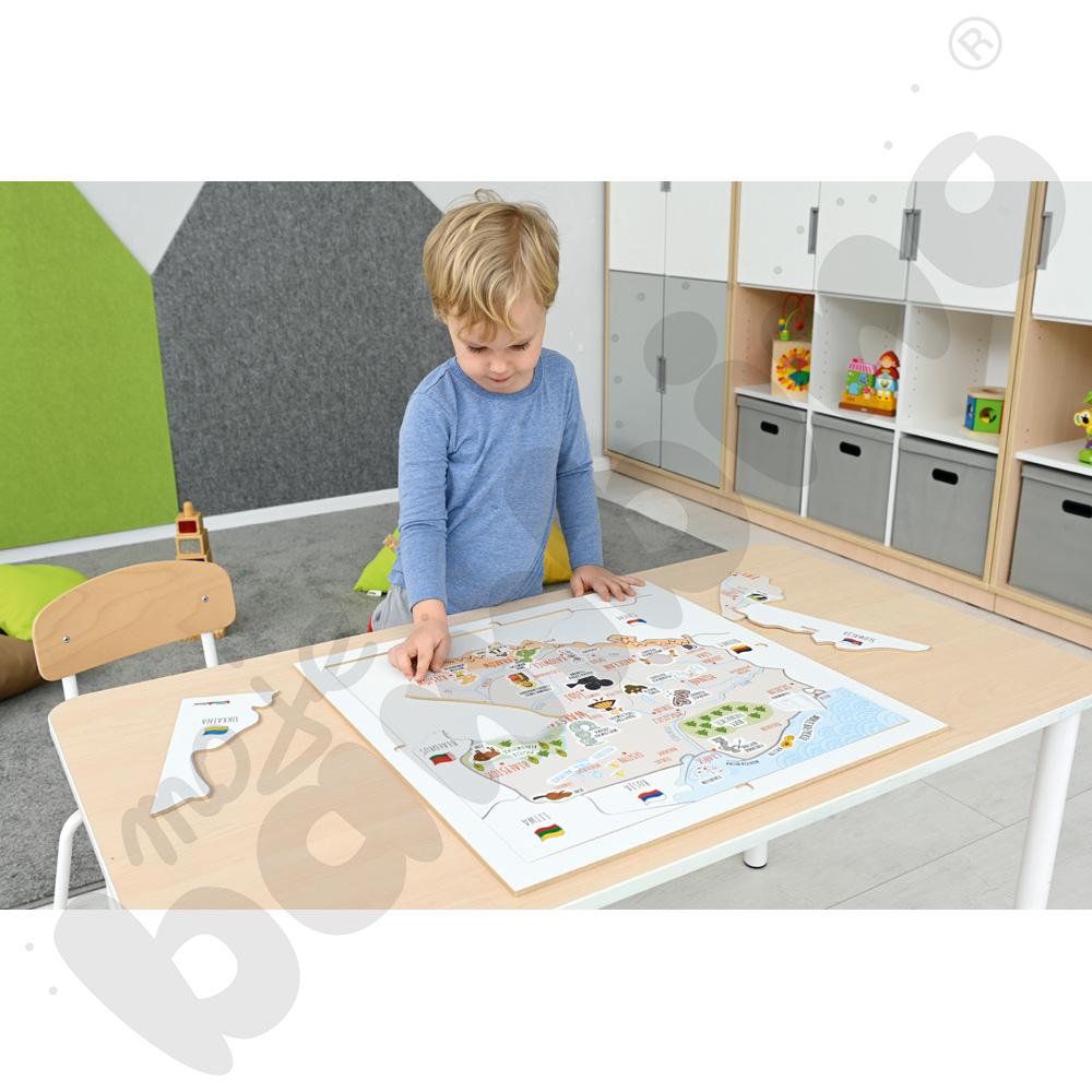 Puzzle Mapa Polski