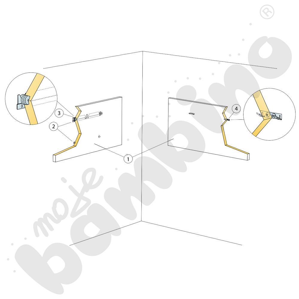 Panel Ecophon Akusto biały 60 x 60 cm