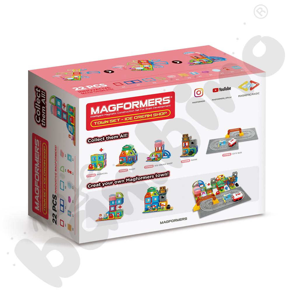 Magformers Town Set - lodziarnia