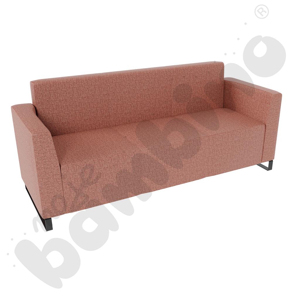 Sofa Universum 3-os. wys. 82 cm, 2 boki niskie, tkanina RO11