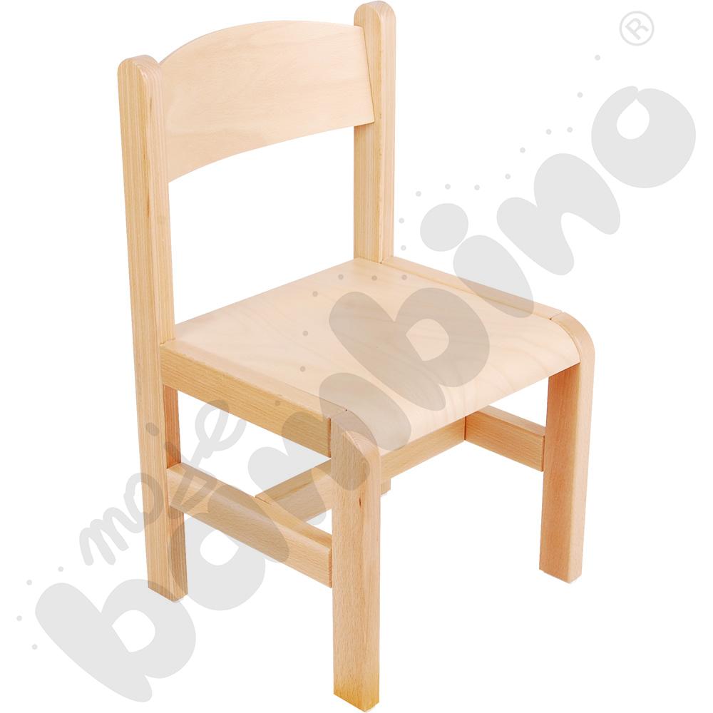 Krzesło drewniane bukowe rozm. 3