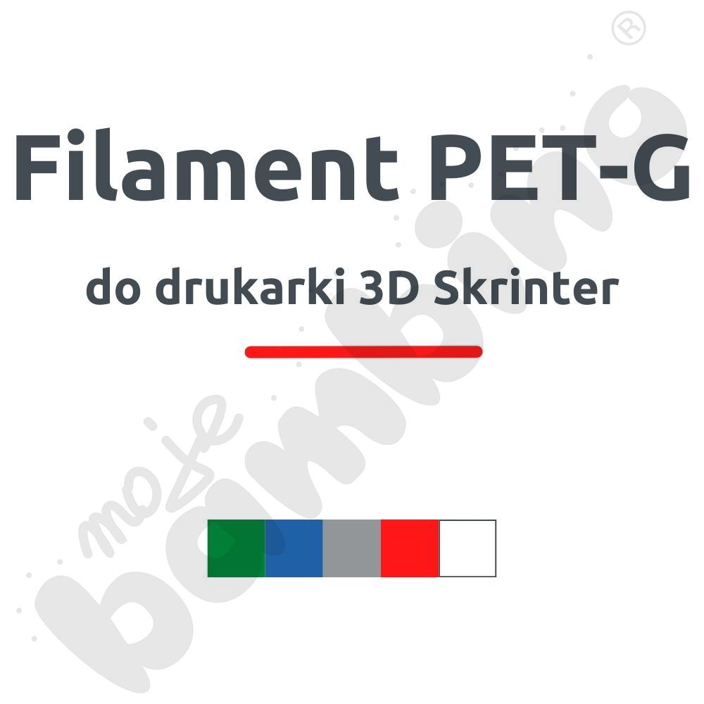 Filament PET-G do drukarki 3D Skrinter - czerwony
