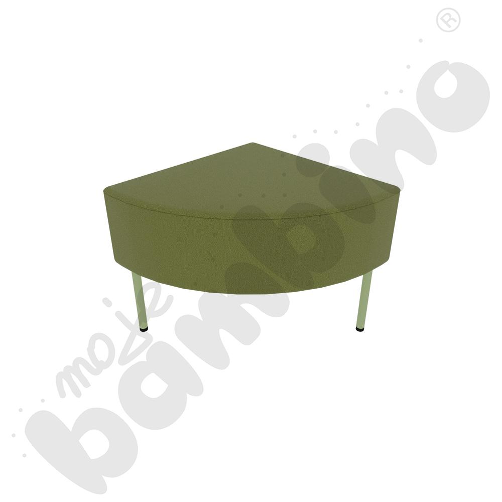 Narożnik Versa 50x50 cm z filcowymi stopkami, stelaż oliwkowy, tkanina BD17