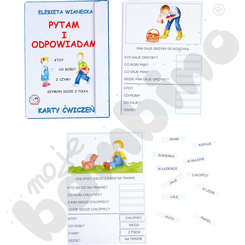 Karty ćwiczeń - Pytam i odpowiadam