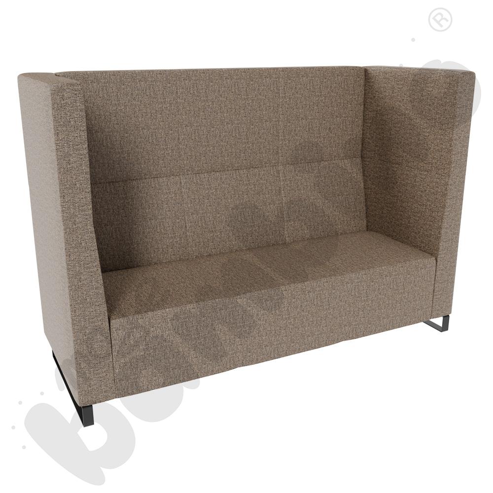 Sofa Universum 3-os. wys. 133 cm, 2 boki średnie, tkanina RO36