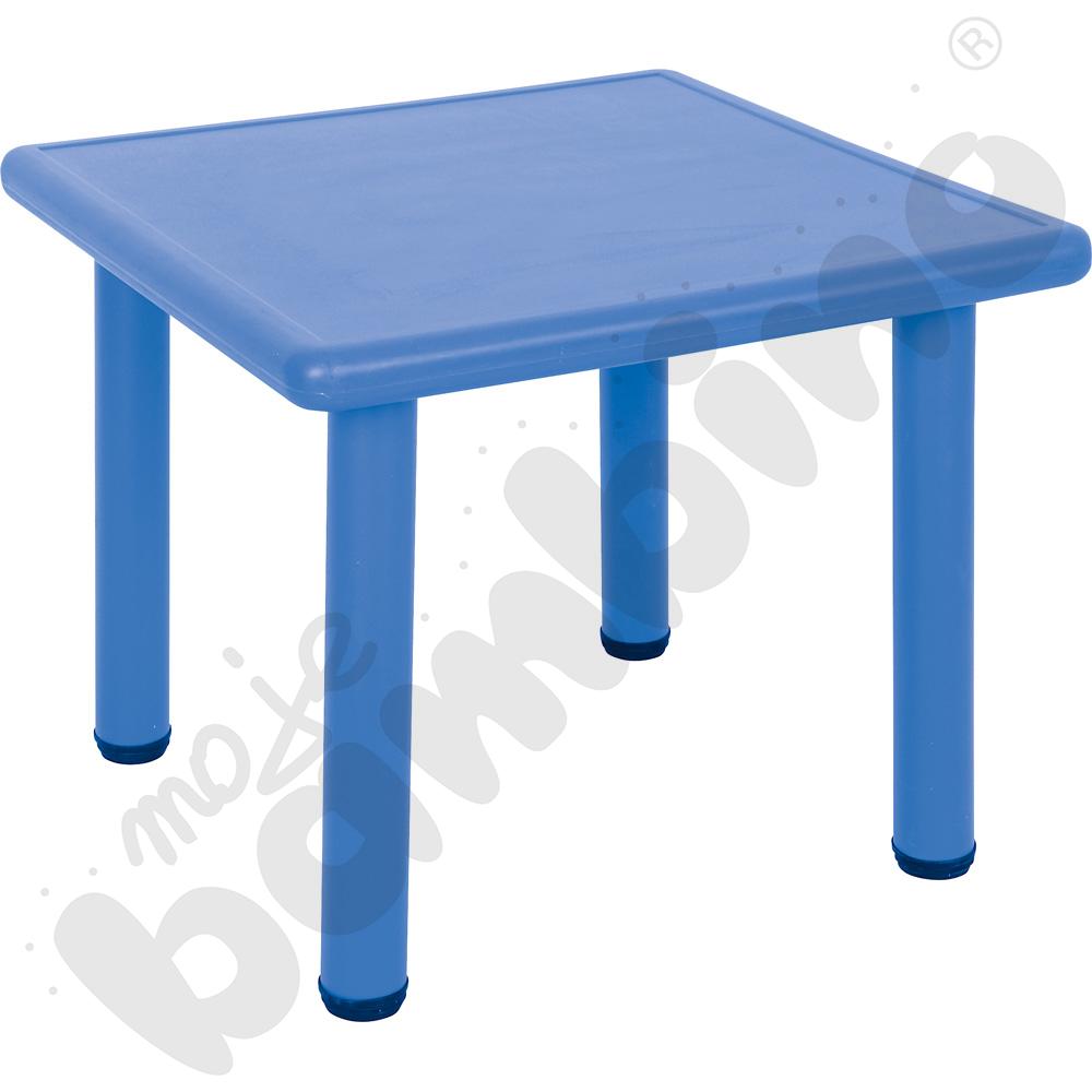 Stół Dumi kwadratowy - niebieski