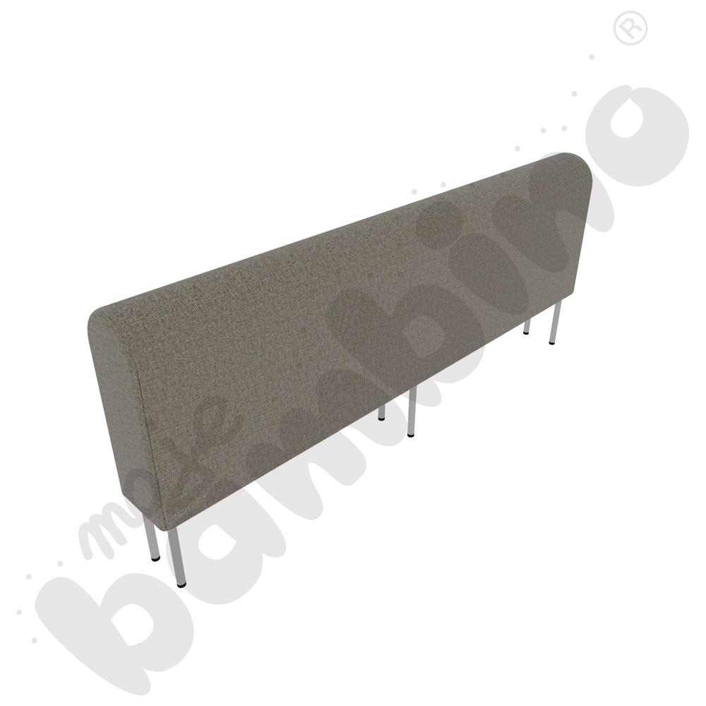 Moduł Versa 180x20x74 cm z filcowymi stopkami, stelaż jasnoszary, tkanina RO37