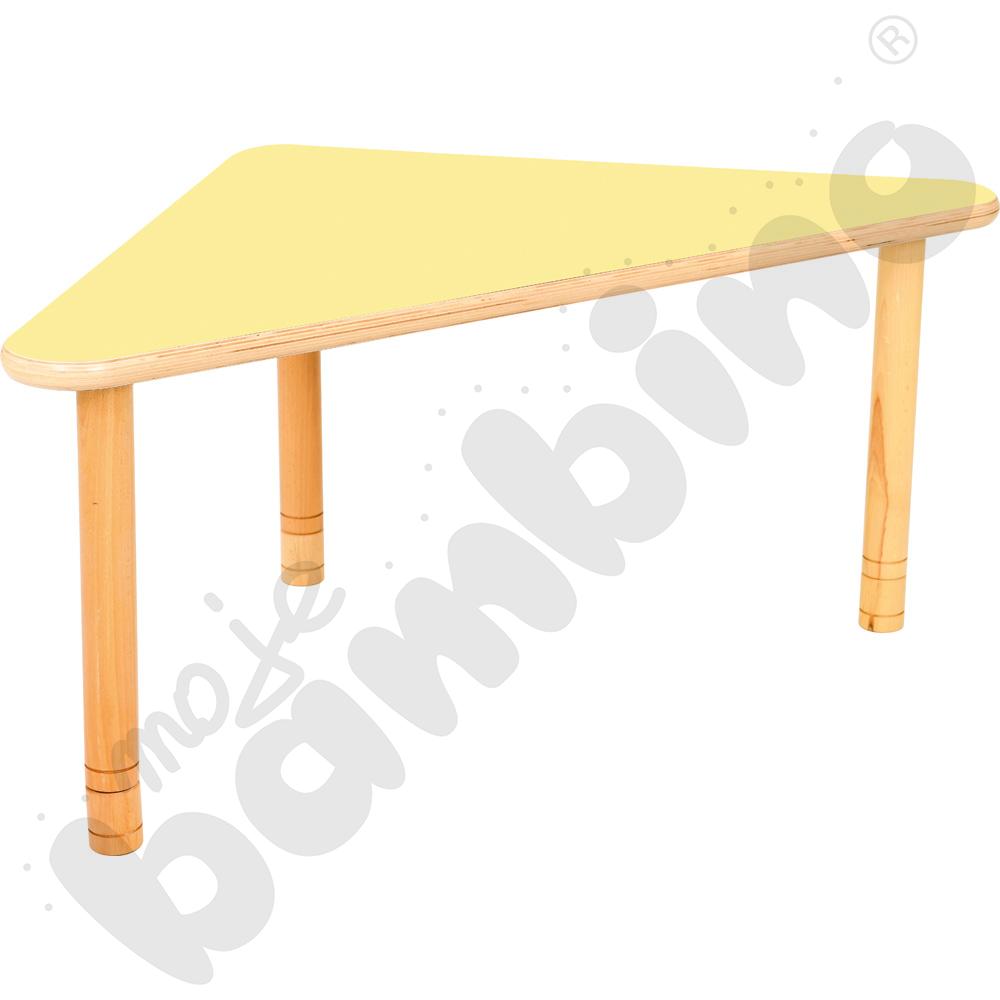 Stół Flexi trójkątny - żółty