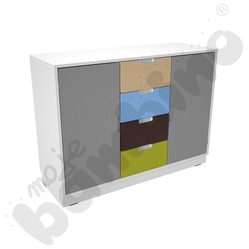 Quadro - zestaw 216, biała skrzynia