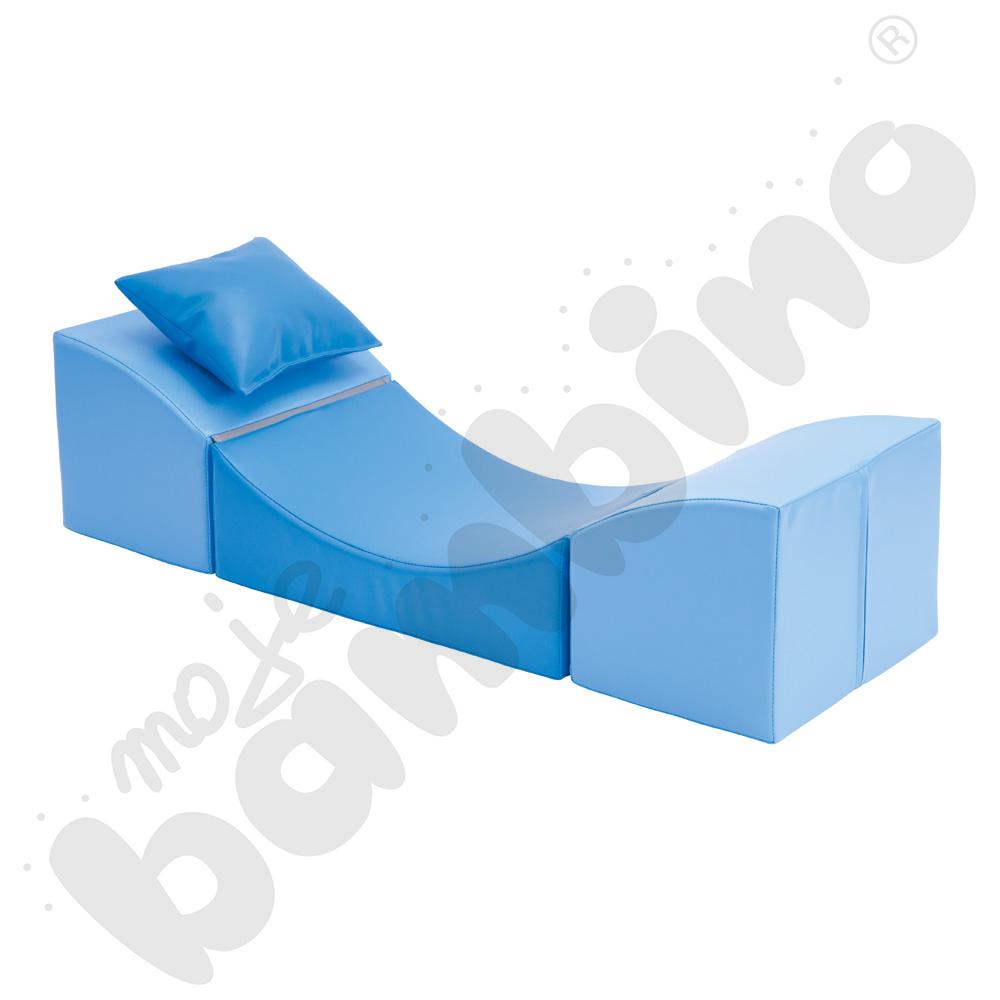 Sofa niebieska