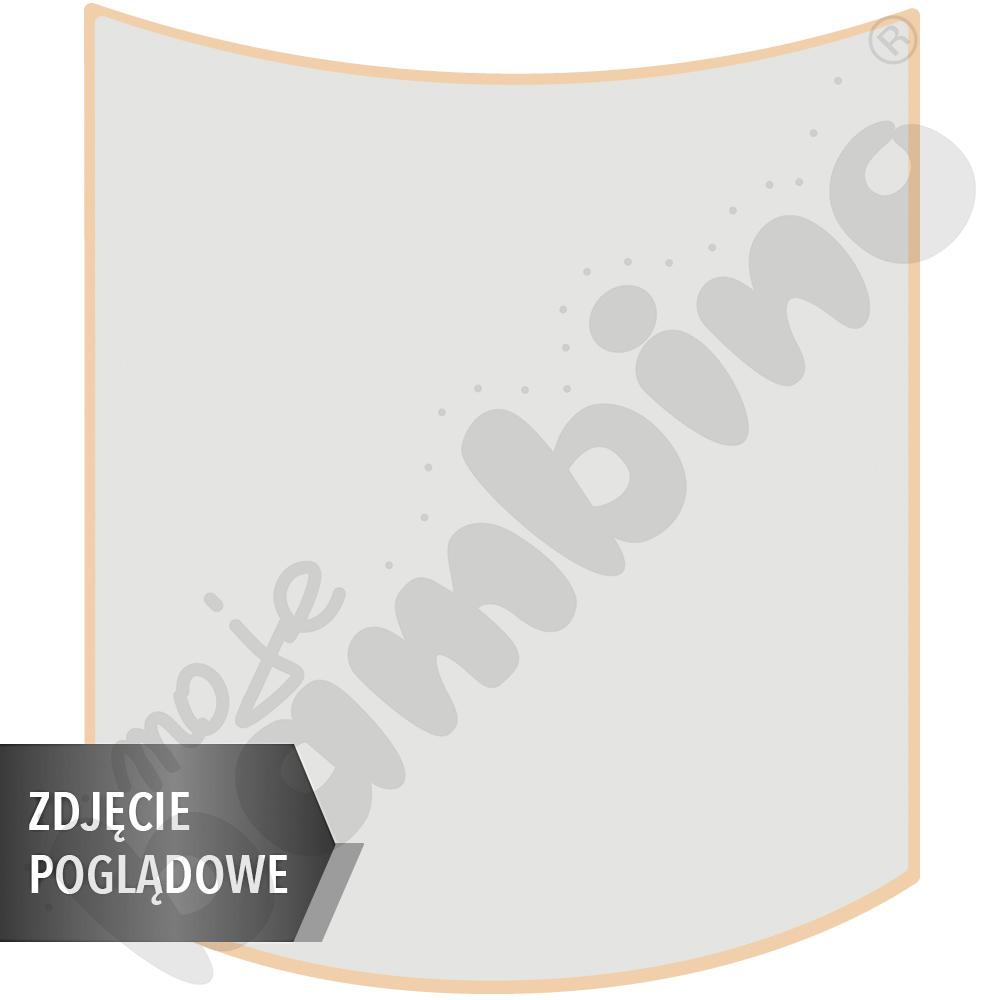 Stół Mila kwadrat falisty 70x72, blat HPL buk, narożniki zaokrąglone, rozm. 6