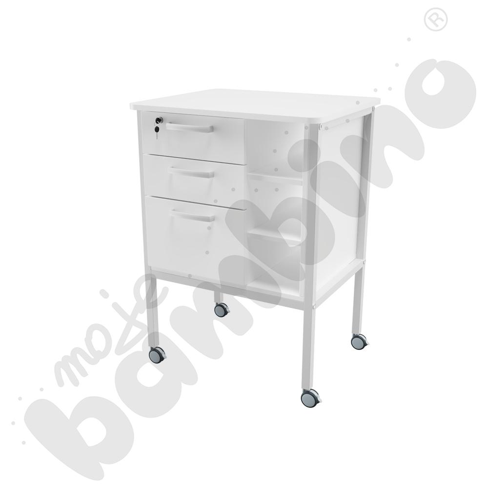 Mobilny pulpit Grande – biały
