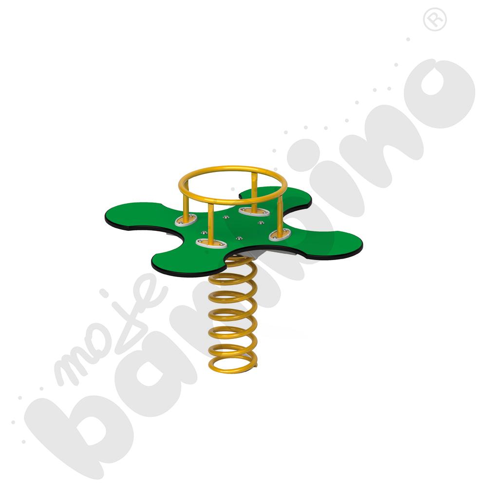 Sprężynowiec Koniczynka na podstawie metalowej