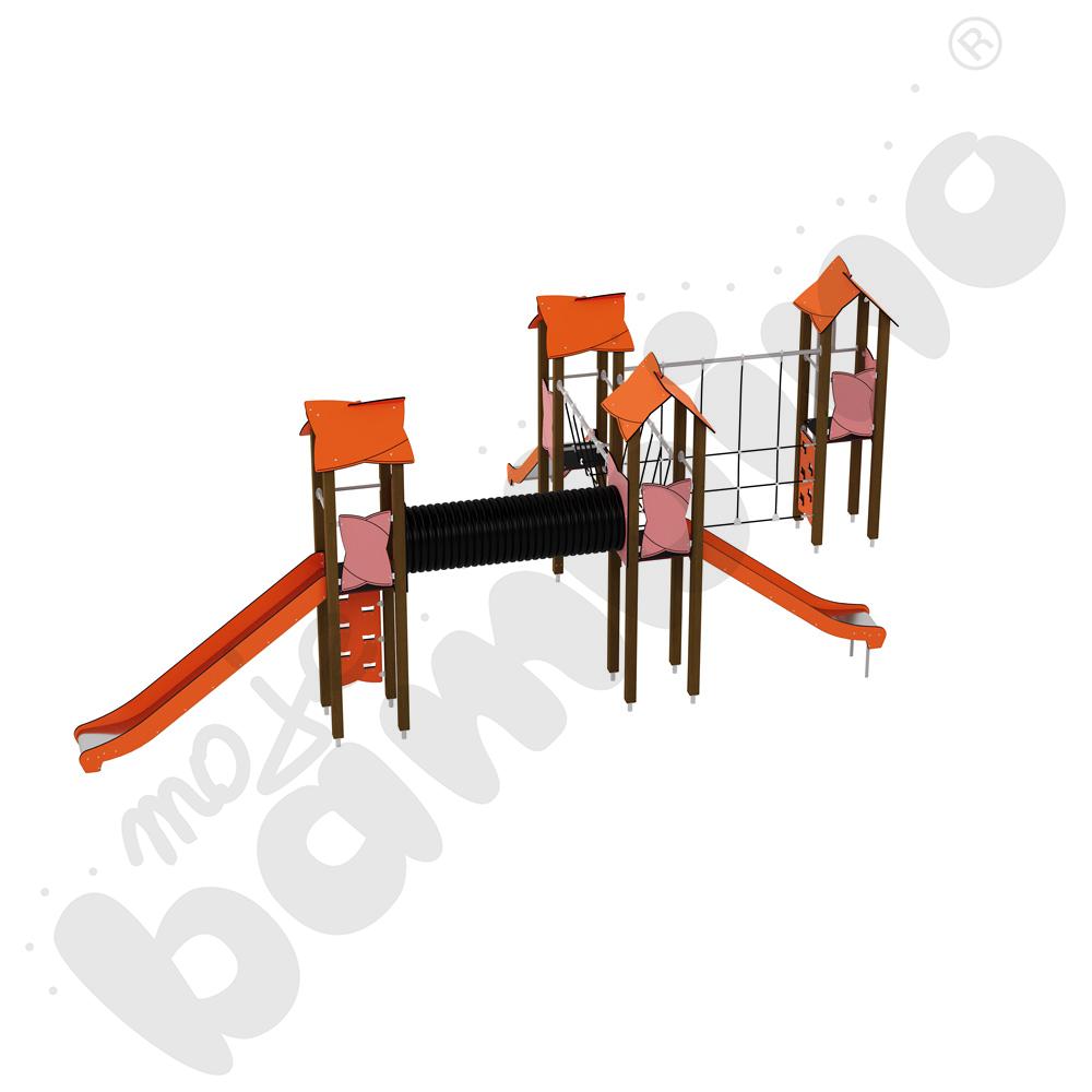 Zestaw Urbi 10, słupy drewniane A