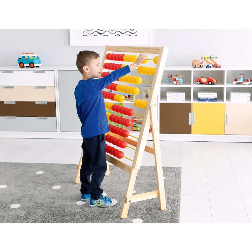 Zdjęcie liczydła dużego drewnianego