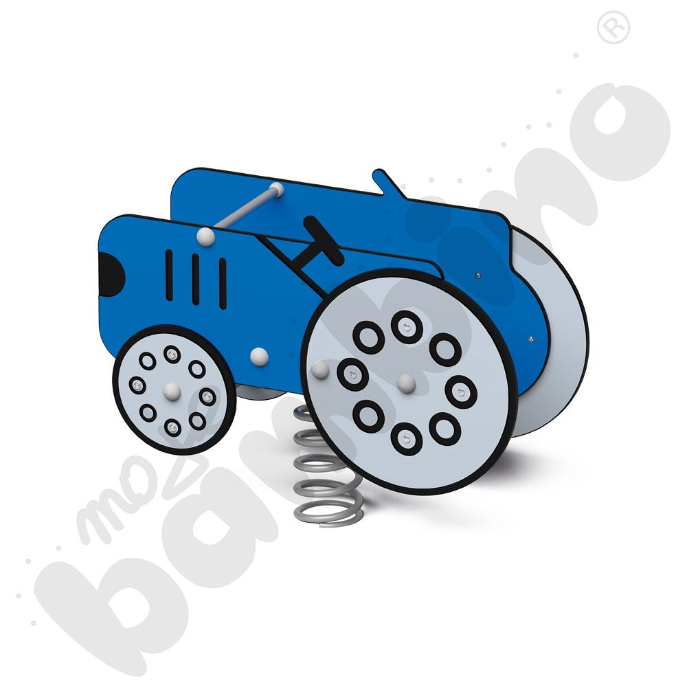 Sprężynowiec Traktor na podstawie betonowej