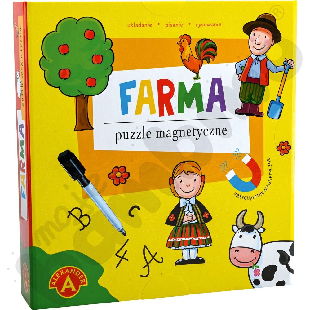 Puzzle magnetyczne - farma